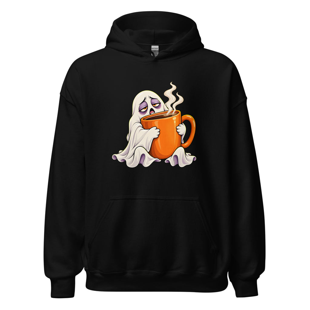 Kaffeegeist im Morgenmodus – Hoodie – großer Frontdruck