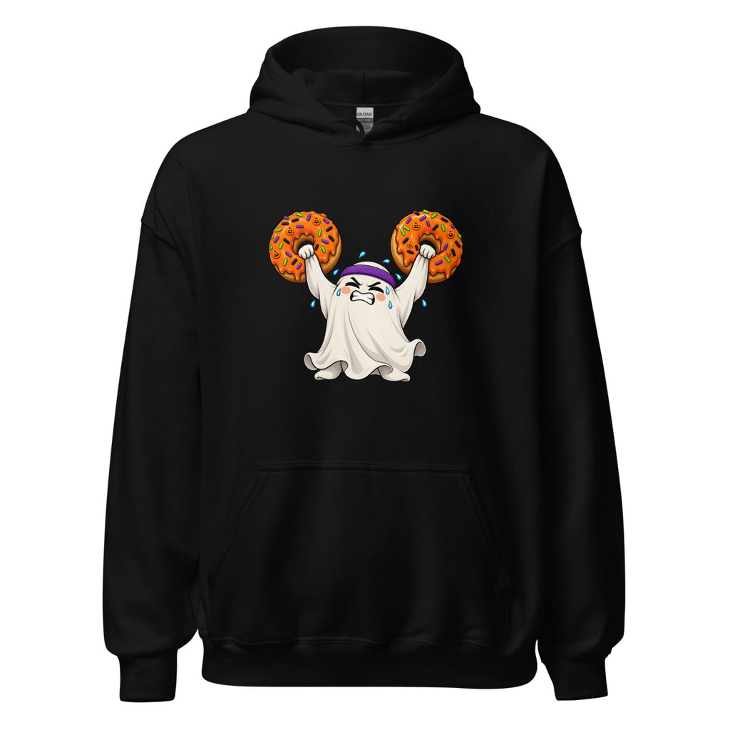 Donut-Workout im Jenseits – Hoodie – großer Frontdruck