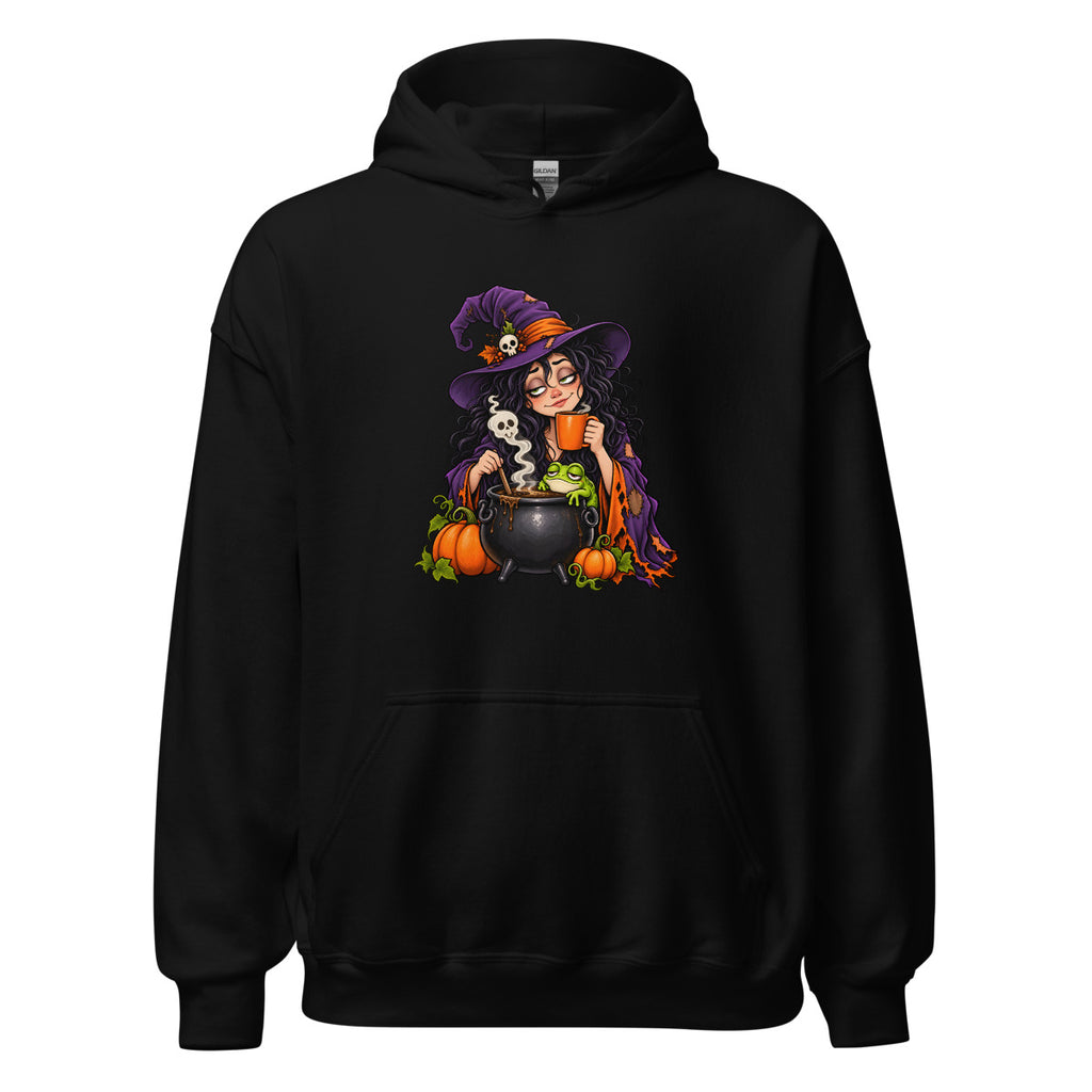 Hexenküche mit Koffein – Hoodie – großer Frontdruck
