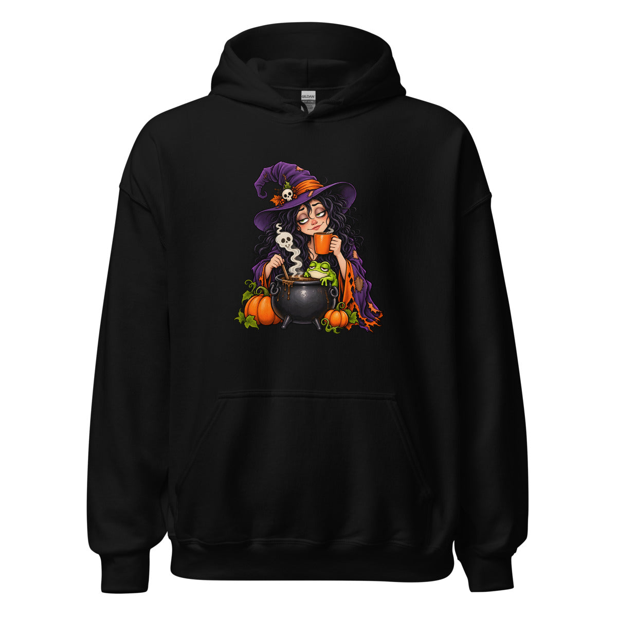 Hexenküche mit Koffein – Hoodie – großer Frontdruck