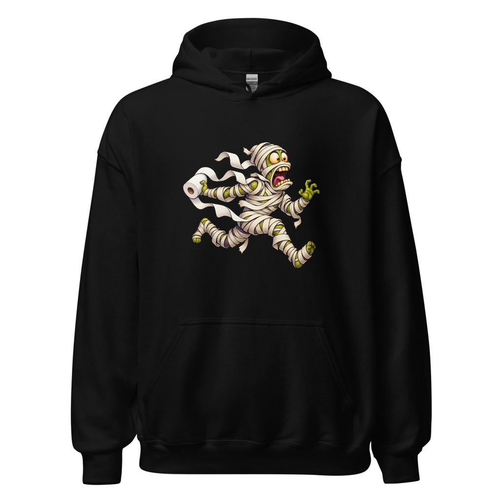 Mumie auf der Flucht – Hoodie – großer Frontdruck