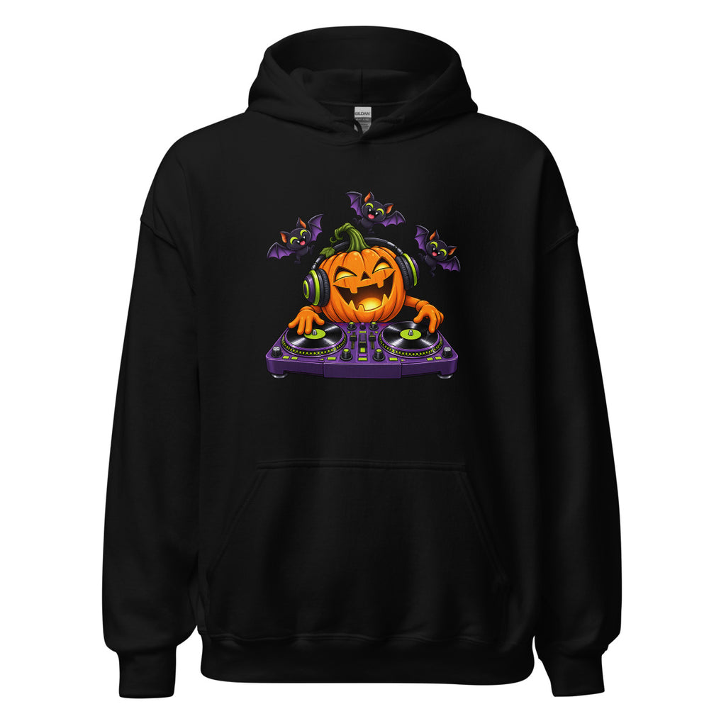 Kürbis-DJ – Hoodie – großer Frontdruck