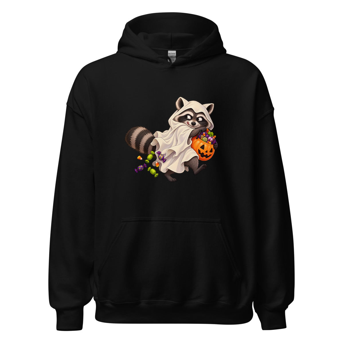 Süßigkeiten-Raubzug – Hoodie – großer Frontdruck
