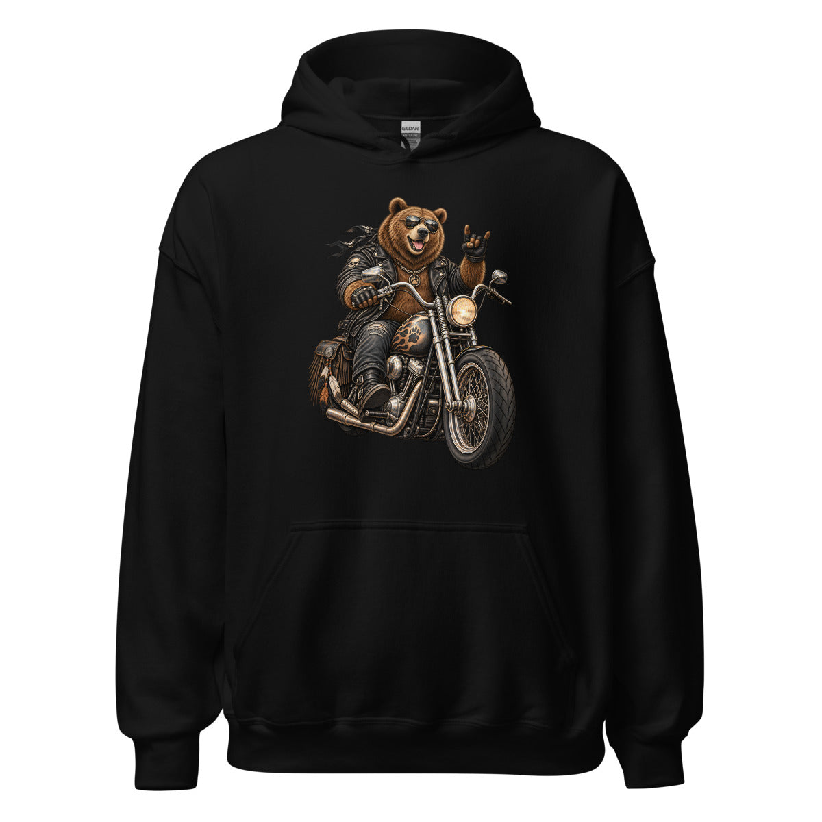 Bär auf Tour – Hoodie – großer Frontdruck