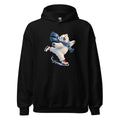 Eisbär auf Schlittschuhen – Hoodie – großer Frontdruck
