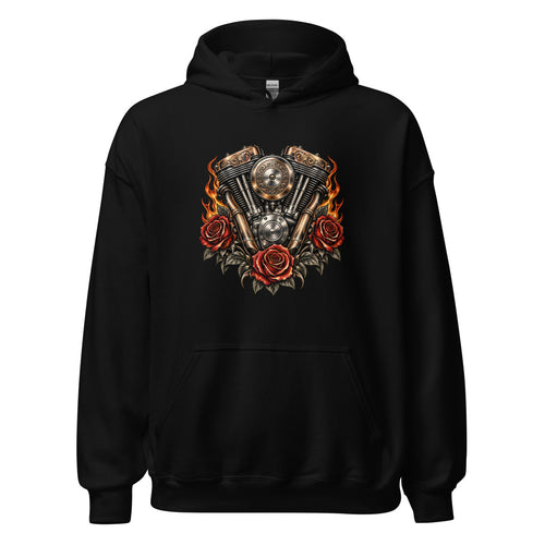 Benzin im Blut – Hoodie – großer Frontdruck
