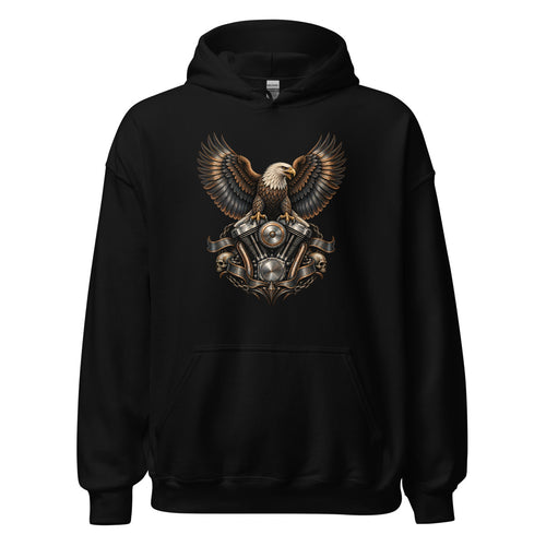 Adler der Landstraße – Hoodie – großer Frontdruck