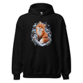 Fuchs im Schneegestöber – Hoodie – großer Frontdruck