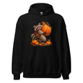 Kürbisernte mit Waschbär – Hoodie – großer Frontdruck