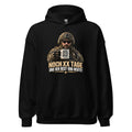 Soldat mit Kaffeetasse und Spruch – Hoodie – großer Frontdruck