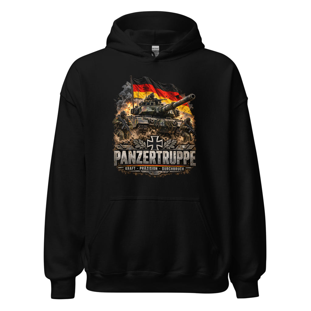 Panzertruppe Deutschland – Hoodie – großer Frontdruck