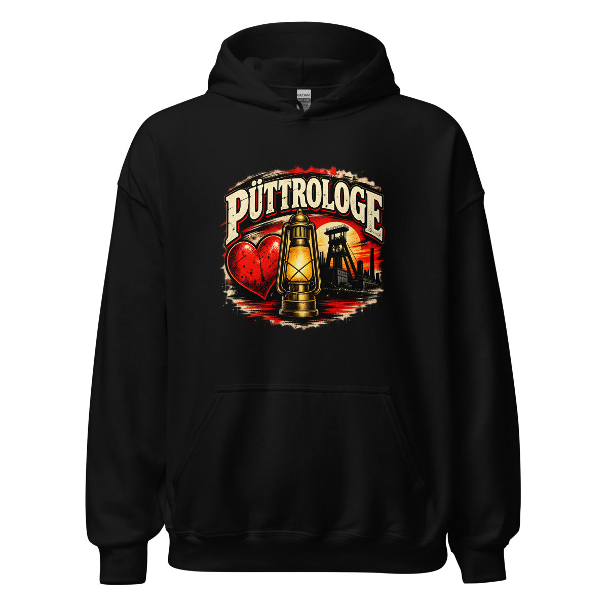 Püttrologe – Hoodie – großer Frontdruck