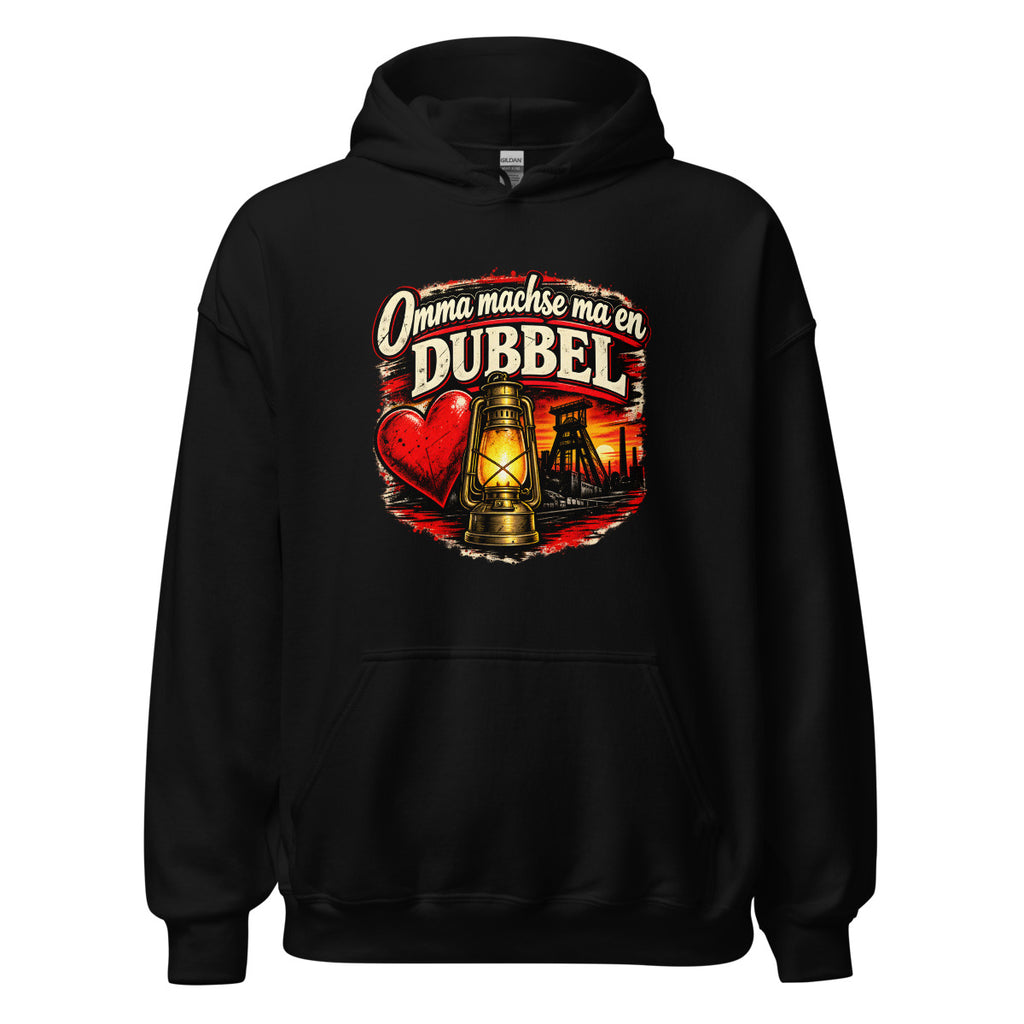 Omma machse ma en Dubbel – Hoodie – großer Frontdruck