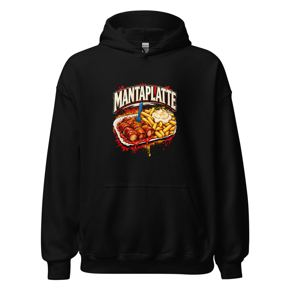 Mantaplatte – Hoodie – großer Frontdruck