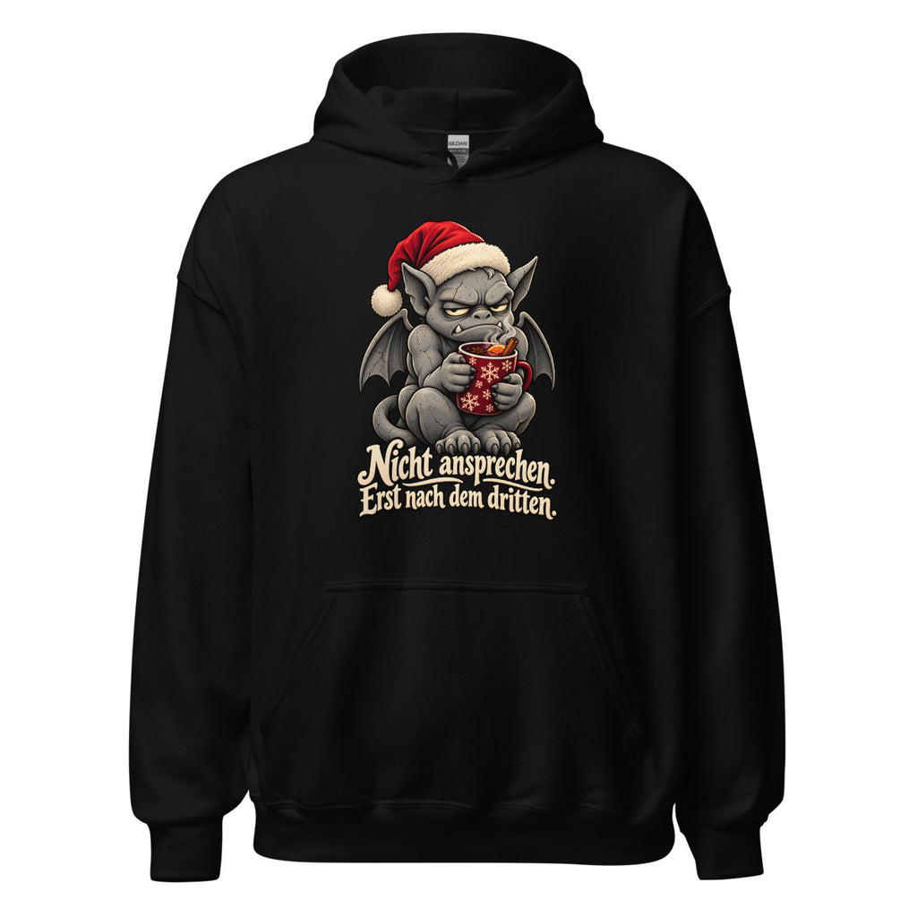 Glühwein-Gargoyle – Hoodie – großer Frontdruck