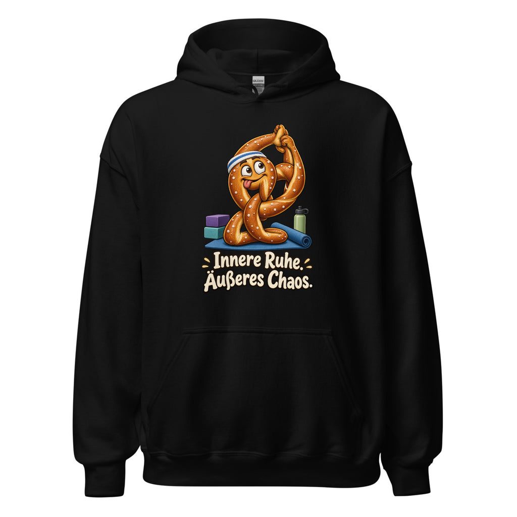 Yoga-Brezel – Hoodie – großer Frontdruck