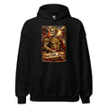 Römischer Skelett-Kaiser mit Lorbeerkranz – Hoodie – großer Frontdruck