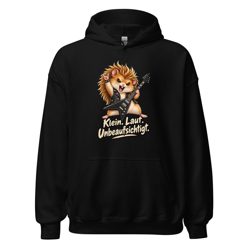 Heavy-Metal-Hamster – Hoodie – großer Frontdruck