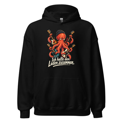 Bass-Krake – Hoodie – großer Frontdruck