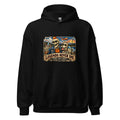 Legends Never Die mit Skelett und Hund – Hoodie – großer Frontdruck