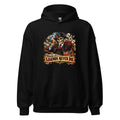 Skelett-Gangster mit Zigarre und Schriftzug – Hoodie – großer Frontdruck