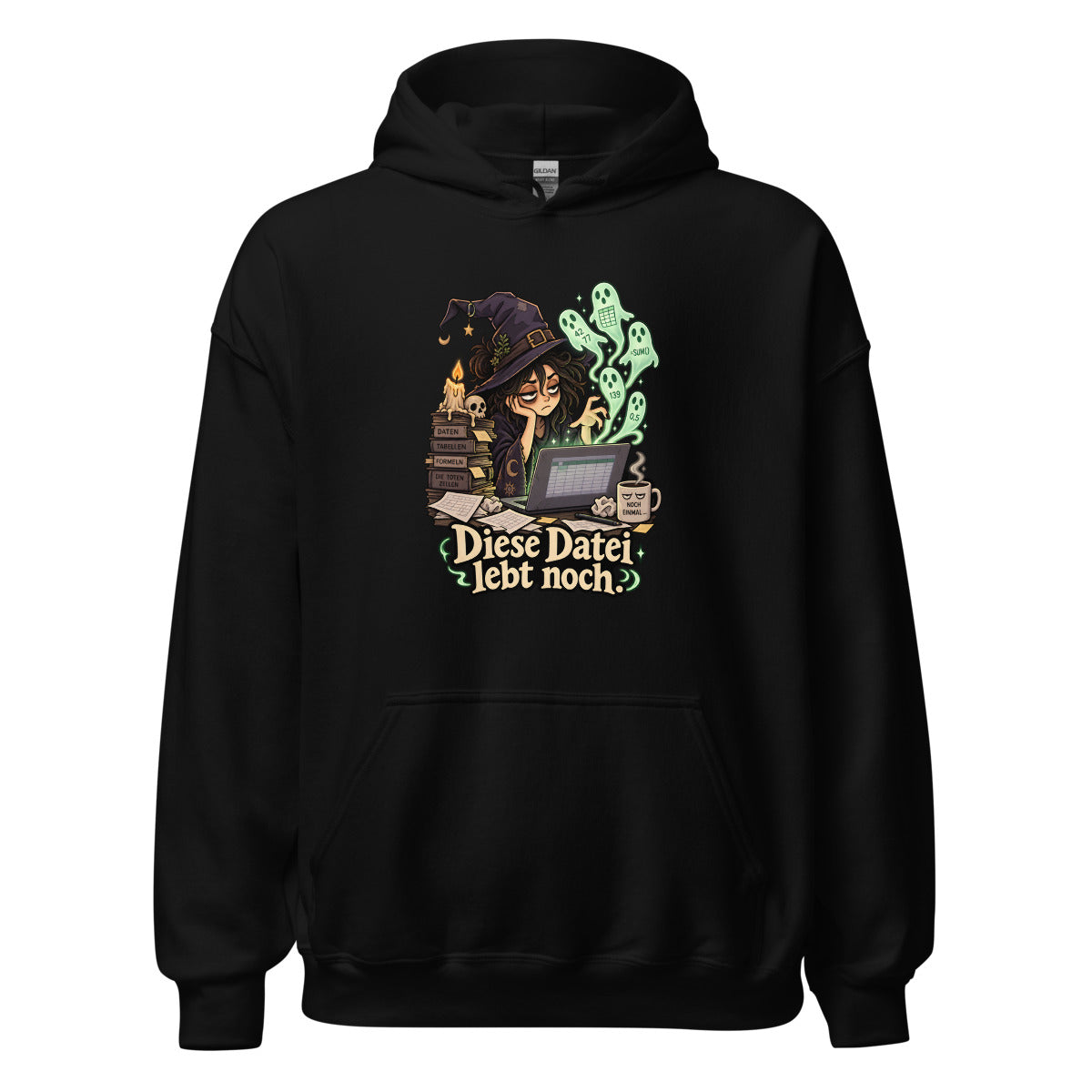 Excel-Nekromant – Hoodie – großer Frontdruck
