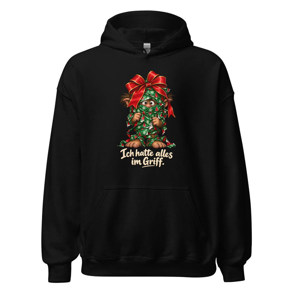 Geschenkpapier-Endgegner – Hoodie – großer Frontdruck