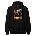 Vampir-Skelett mit Rotweinglas – Hoodie – großer Frontdruck