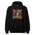 Boxskelett mit Schriftzug "Legends Never Die" – Hoodie – großer Frontdruck
