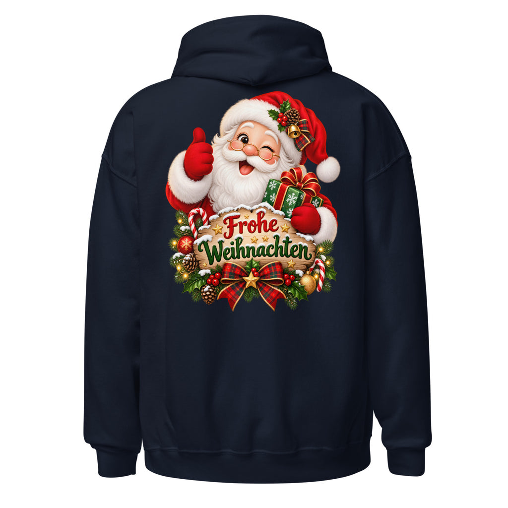 Weihnachtsmann mit Schriftzug. – Unisex Heavy Blend Hoodie | Gildan 18500