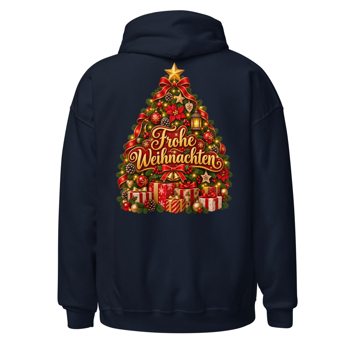 Weihnachtsbaum mit Schriftzug. – Unisex Heavy Blend Hoodie | Gildan 18500