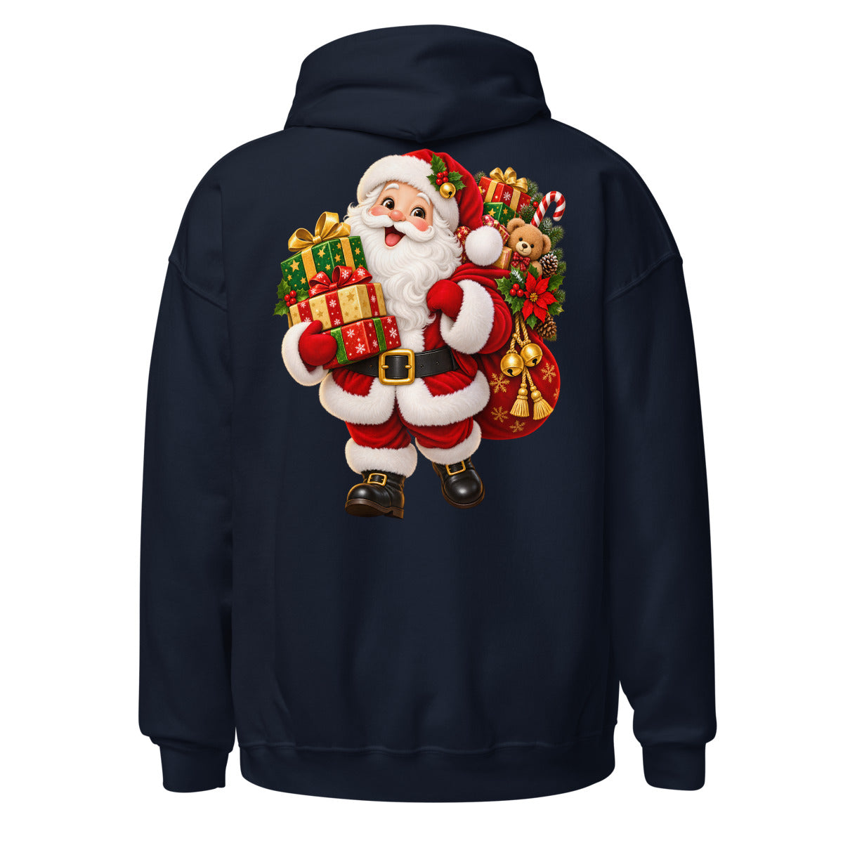 Weihnachtsmann mit Geschenken. – Unisex Heavy Blend Hoodie | Gildan 18500
