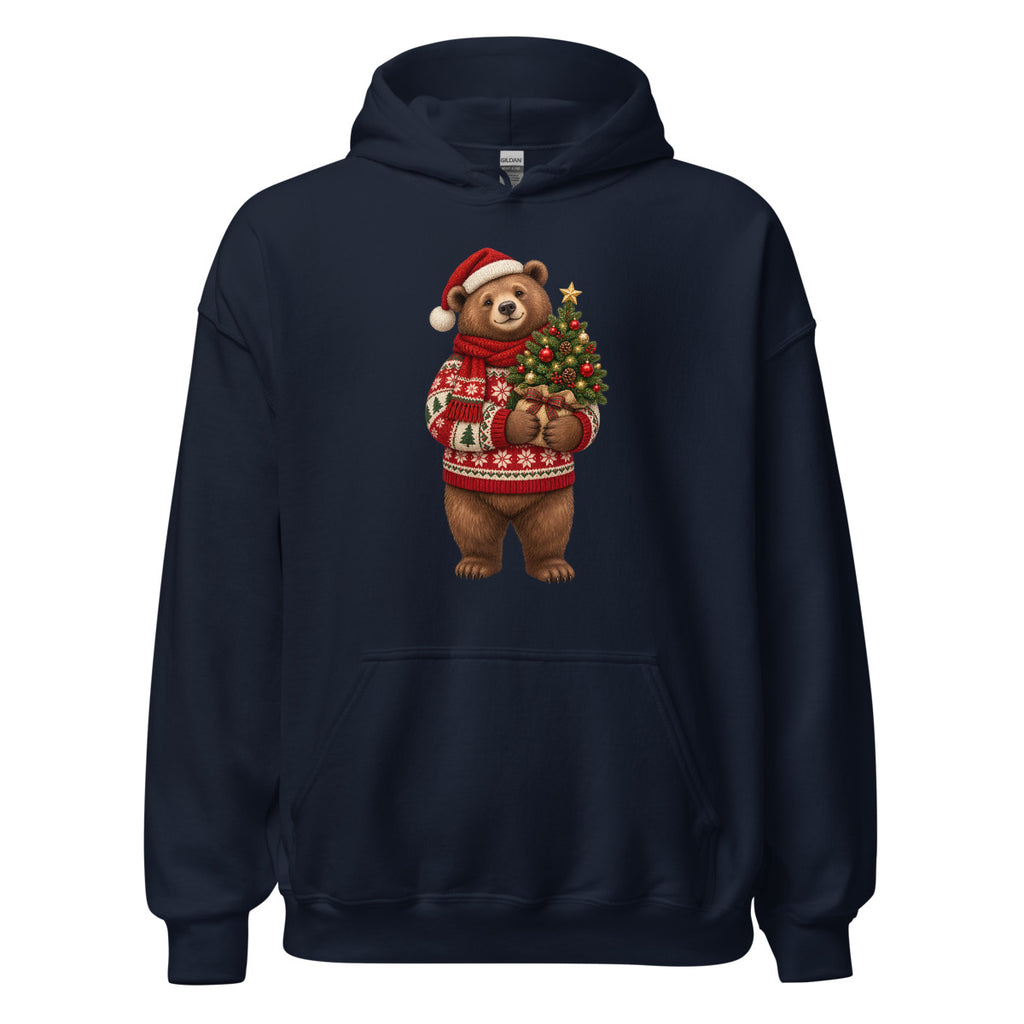 Winterbär – Hoodie – großer Frontdruck