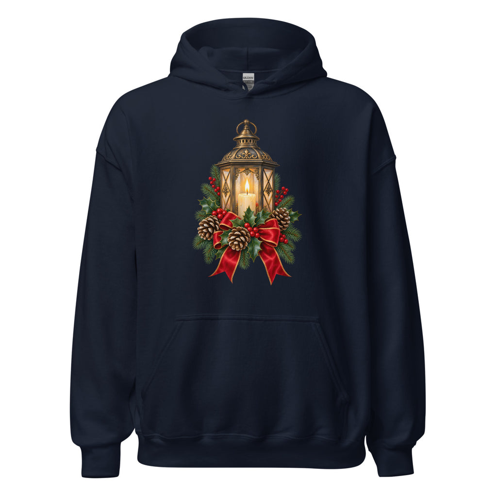 Weihnachtslaterne – Hoodie – großer Frontdruck