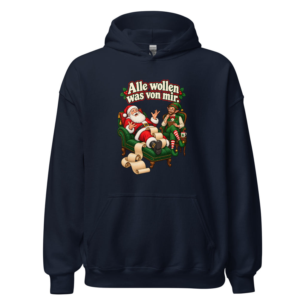 Alle wollen was von mir. – Hoodie – großer Frontdruck