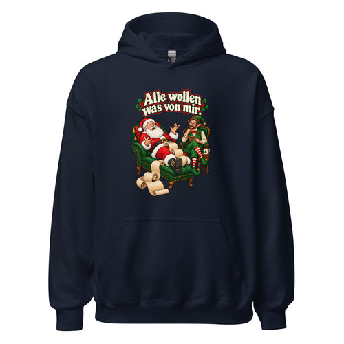 Alle wollen was von mir. – Hoodie – großer Frontdruck