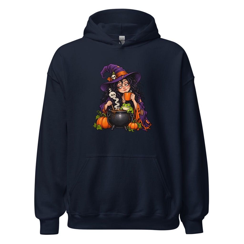 Hexenküche mit Koffein – Hoodie – großer Frontdruck