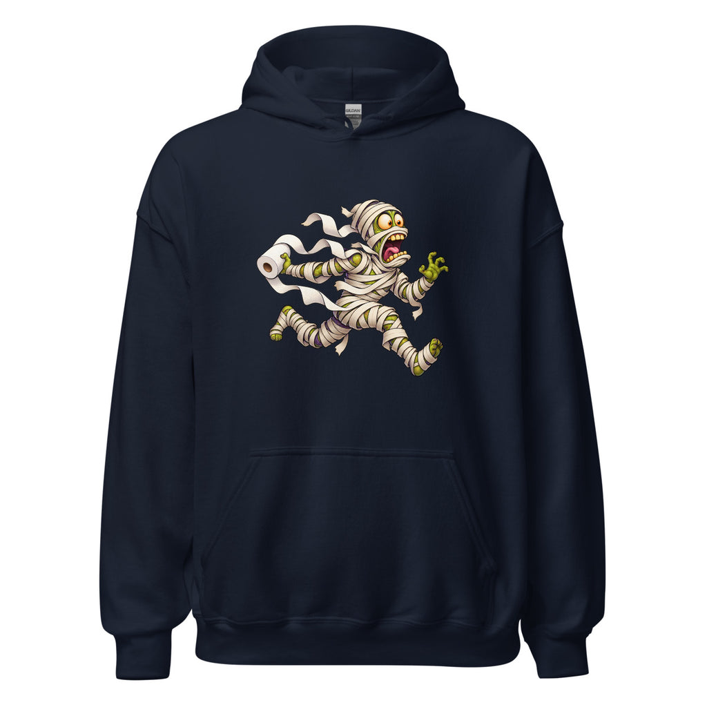 Mumie auf der Flucht – Hoodie – großer Frontdruck