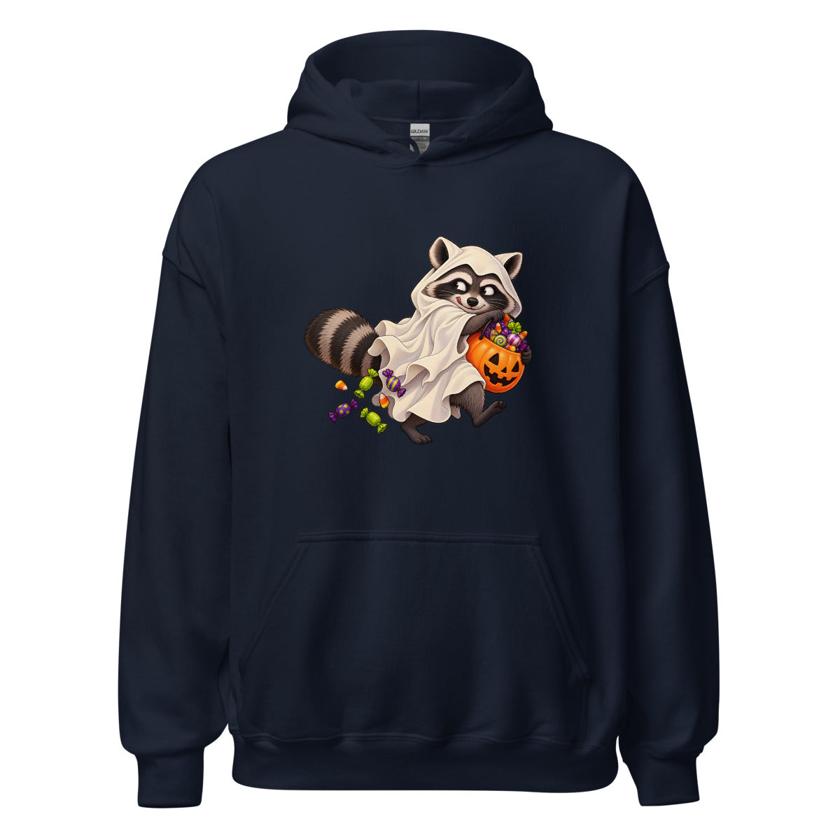 Süßigkeiten-Raubzug – Hoodie – großer Frontdruck