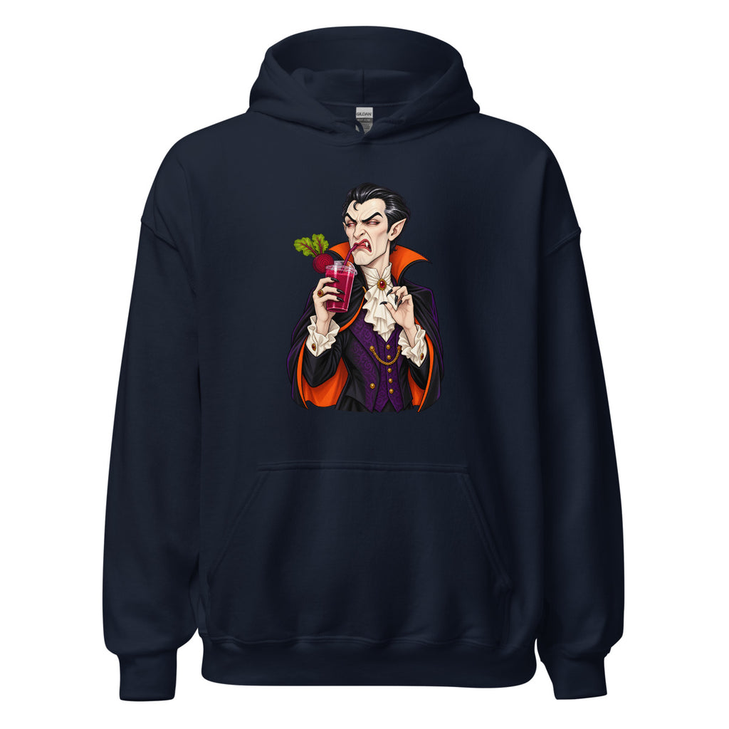 Vampir mit Rote-Bete-Schock – Hoodie – großer Frontdruck