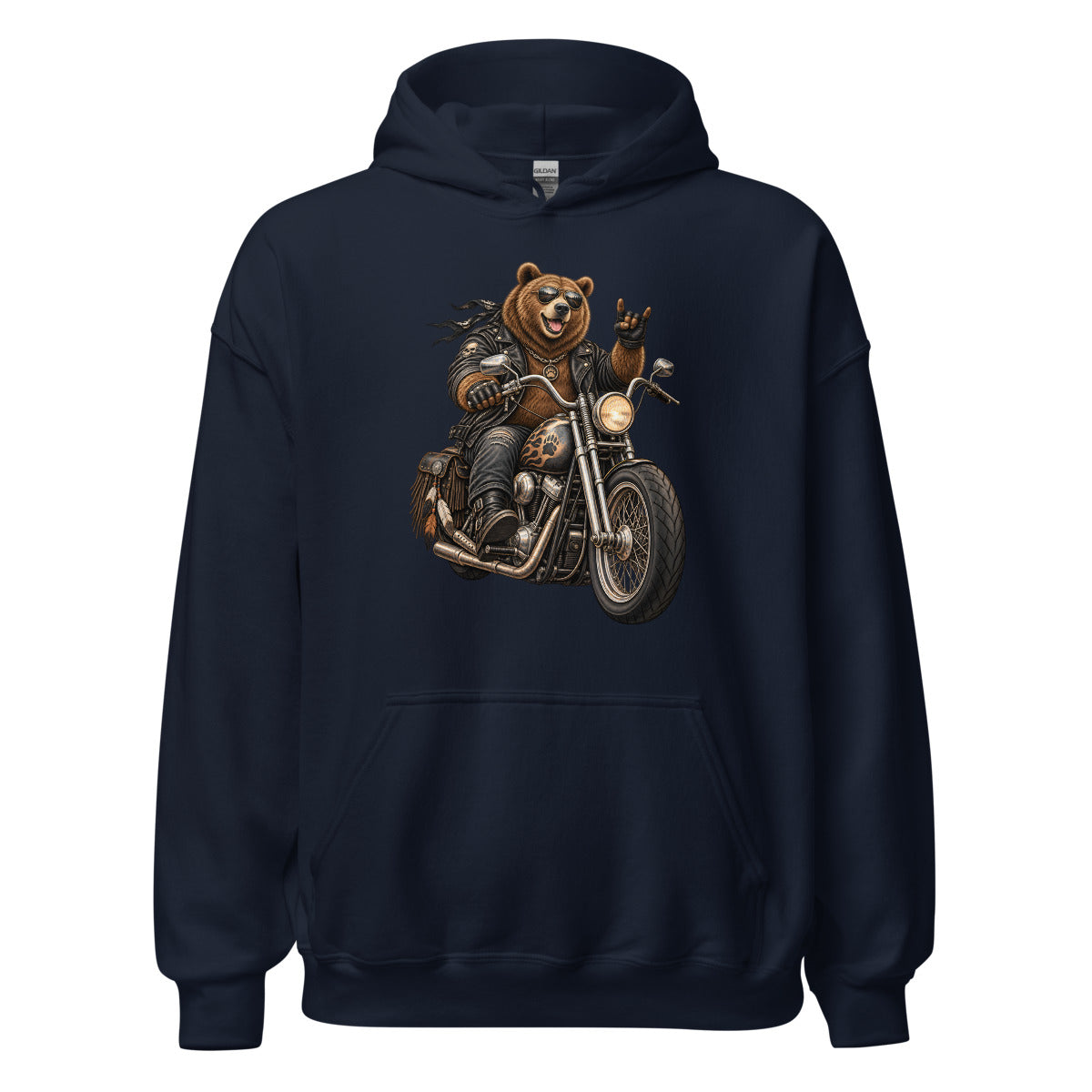 Bär auf Tour – Hoodie – großer Frontdruck