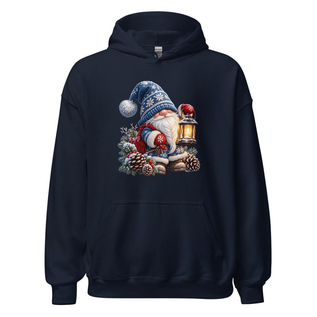 Winterwichtel mit Laterne – Hoodie – großer Frontdruck
