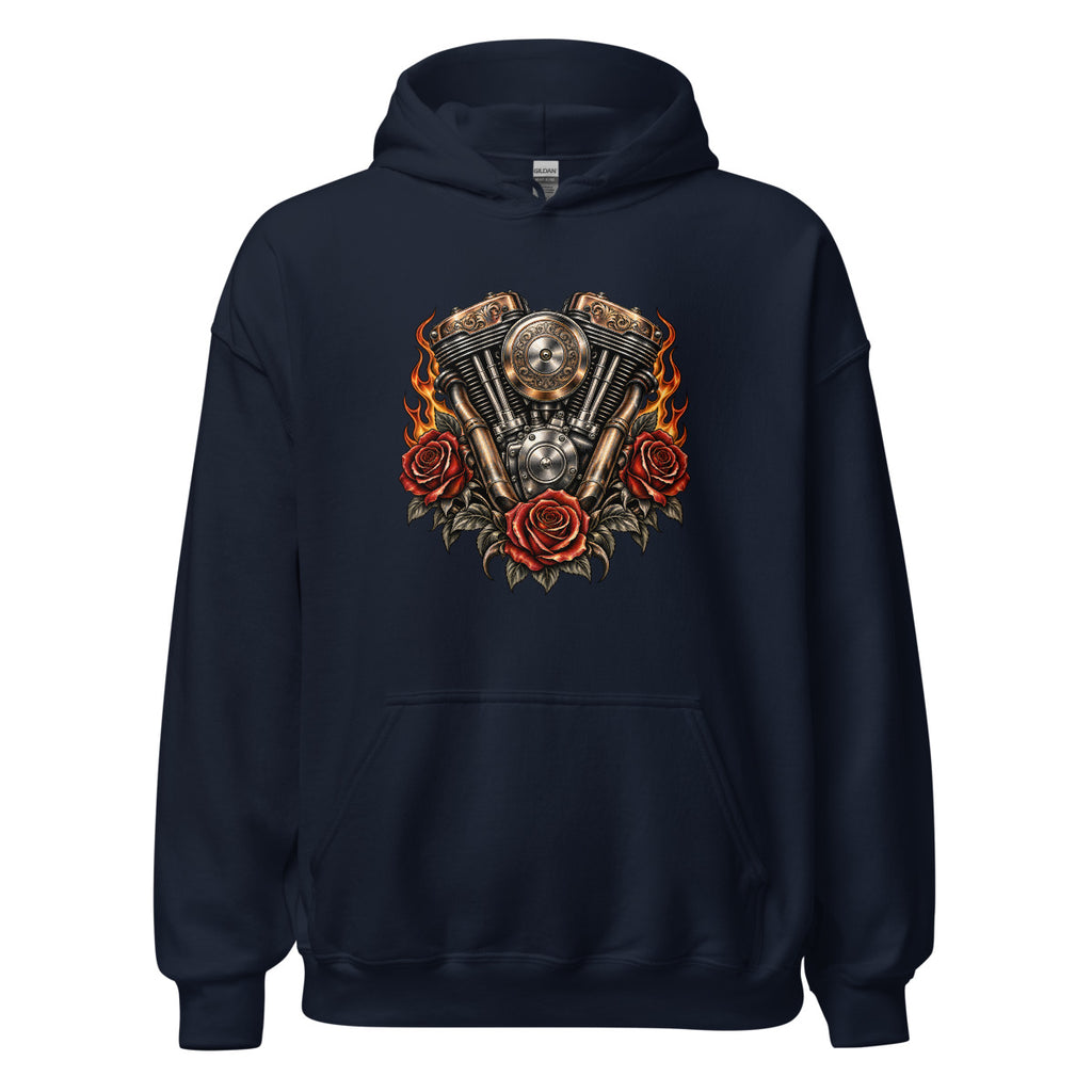Benzin im Blut – Hoodie – großer Frontdruck