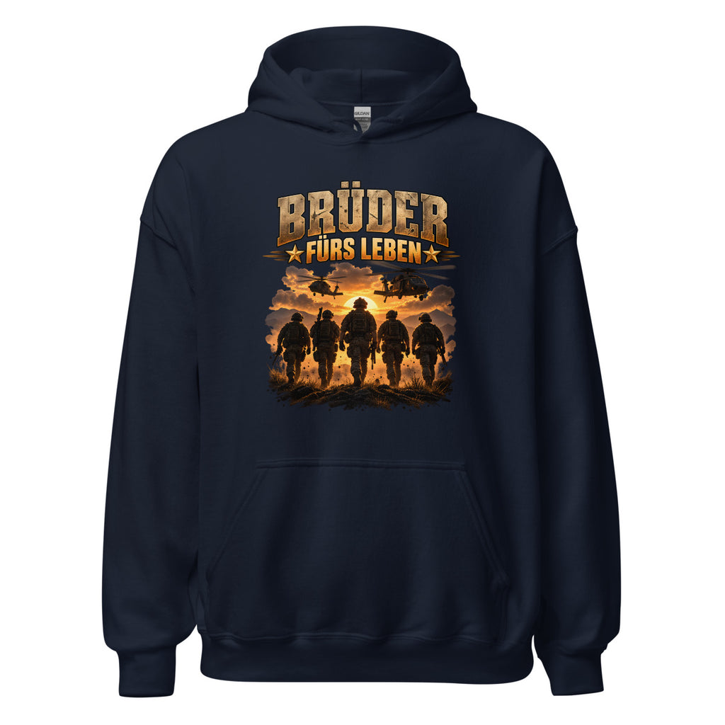 Brüder fürs Leben – Hoodie – großer Frontdruck
