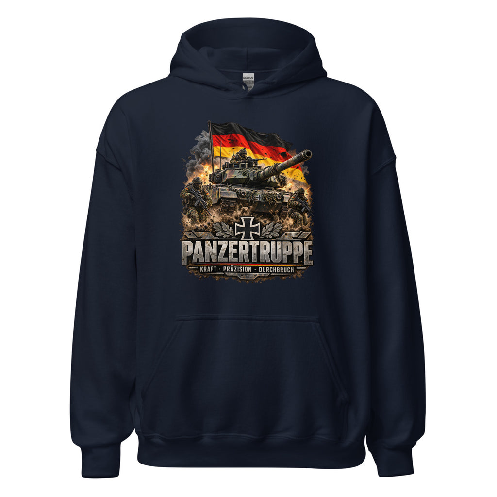 Panzertruppe Deutschland – Hoodie – großer Frontdruck