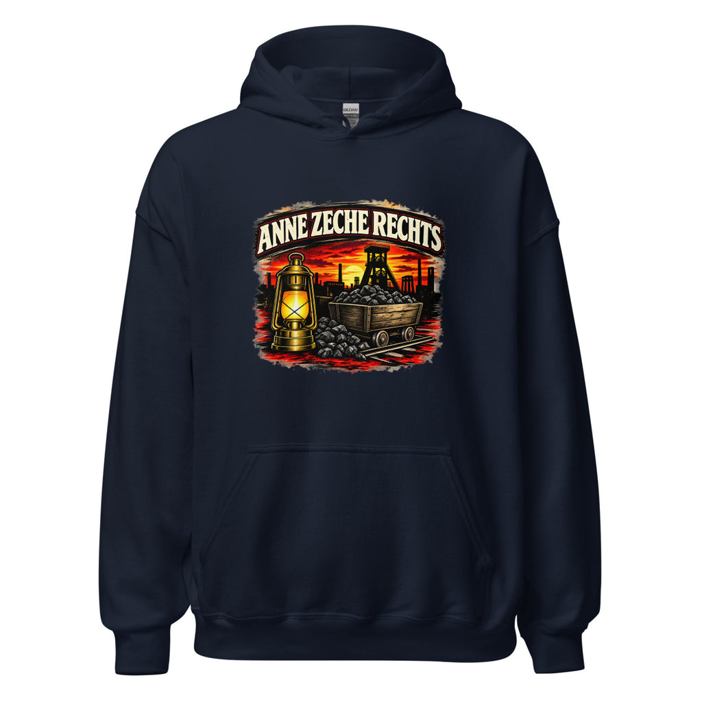 Anne Zeche Rechts – Hoodie – großer Frontdruck