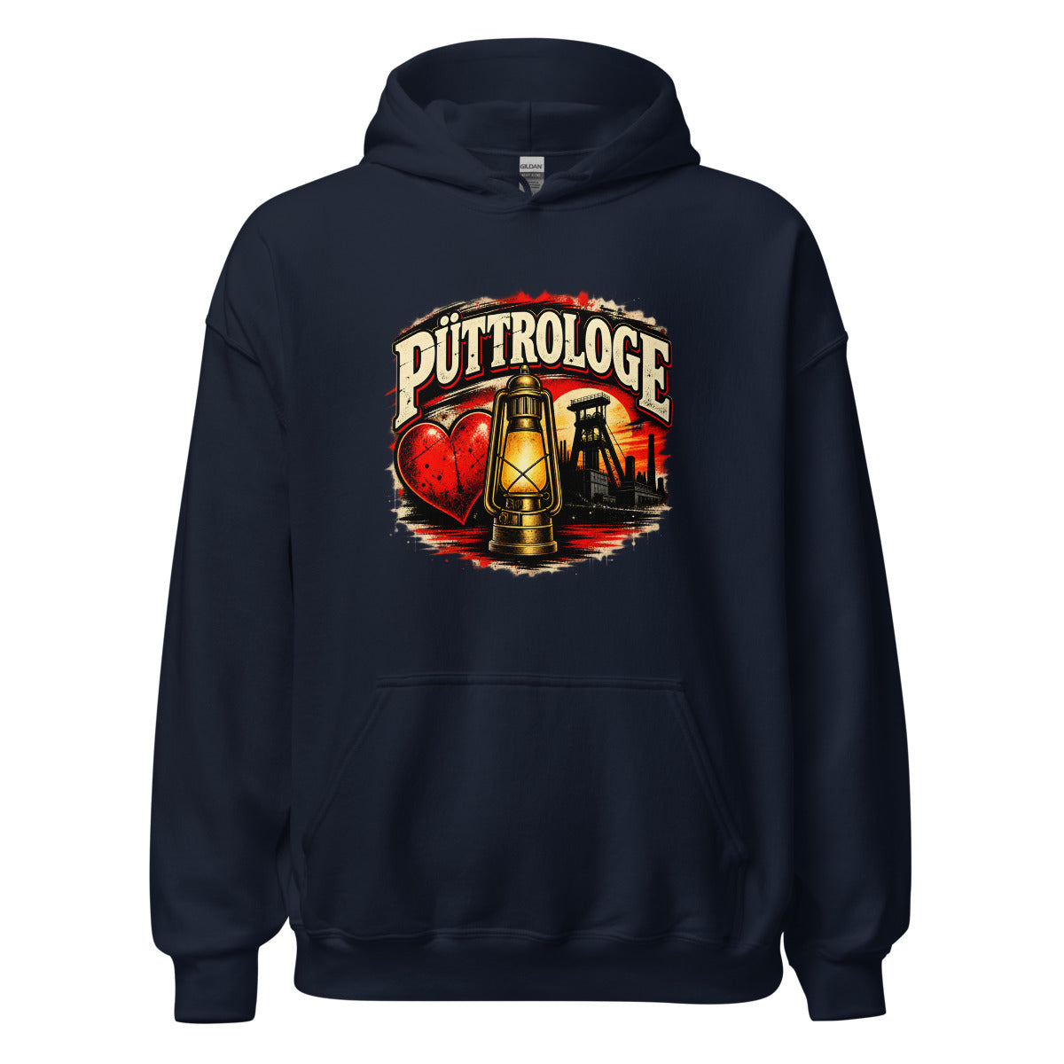 Püttrologe – Hoodie – großer Frontdruck