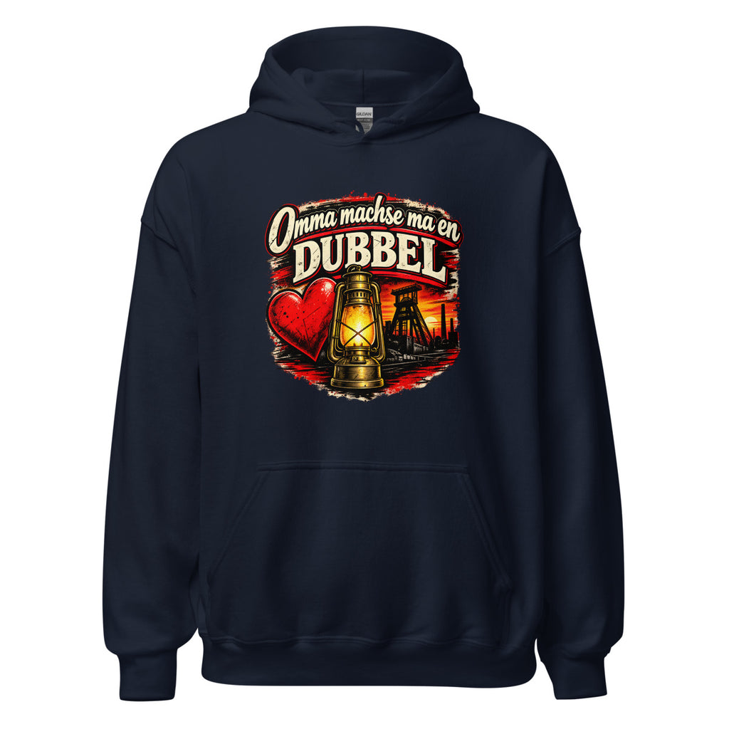 Omma machse ma en Dubbel – Hoodie – großer Frontdruck
