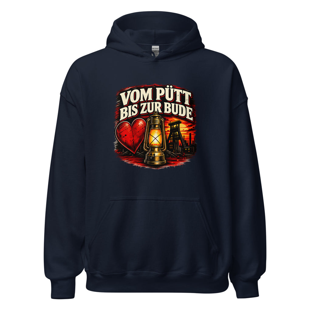 Vom Pütt bis zur Bude – Hoodie – großer Frontdruck