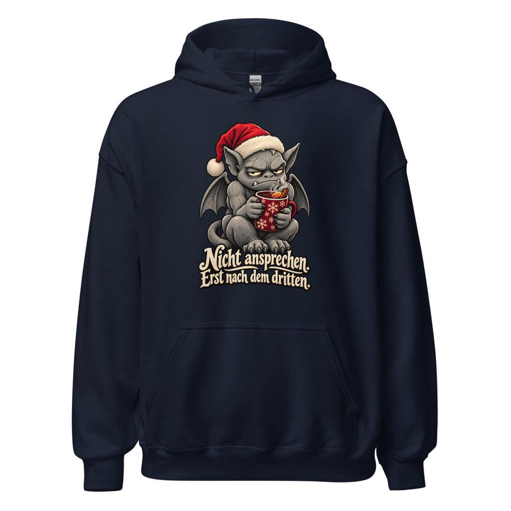 Glühwein-Gargoyle – Hoodie – großer Frontdruck